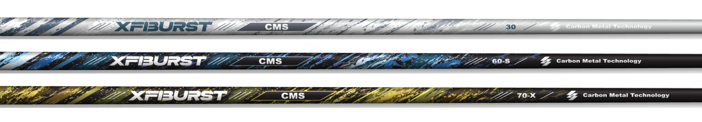 XFIBURST CMS Speed, Balance and Control wood shafts
